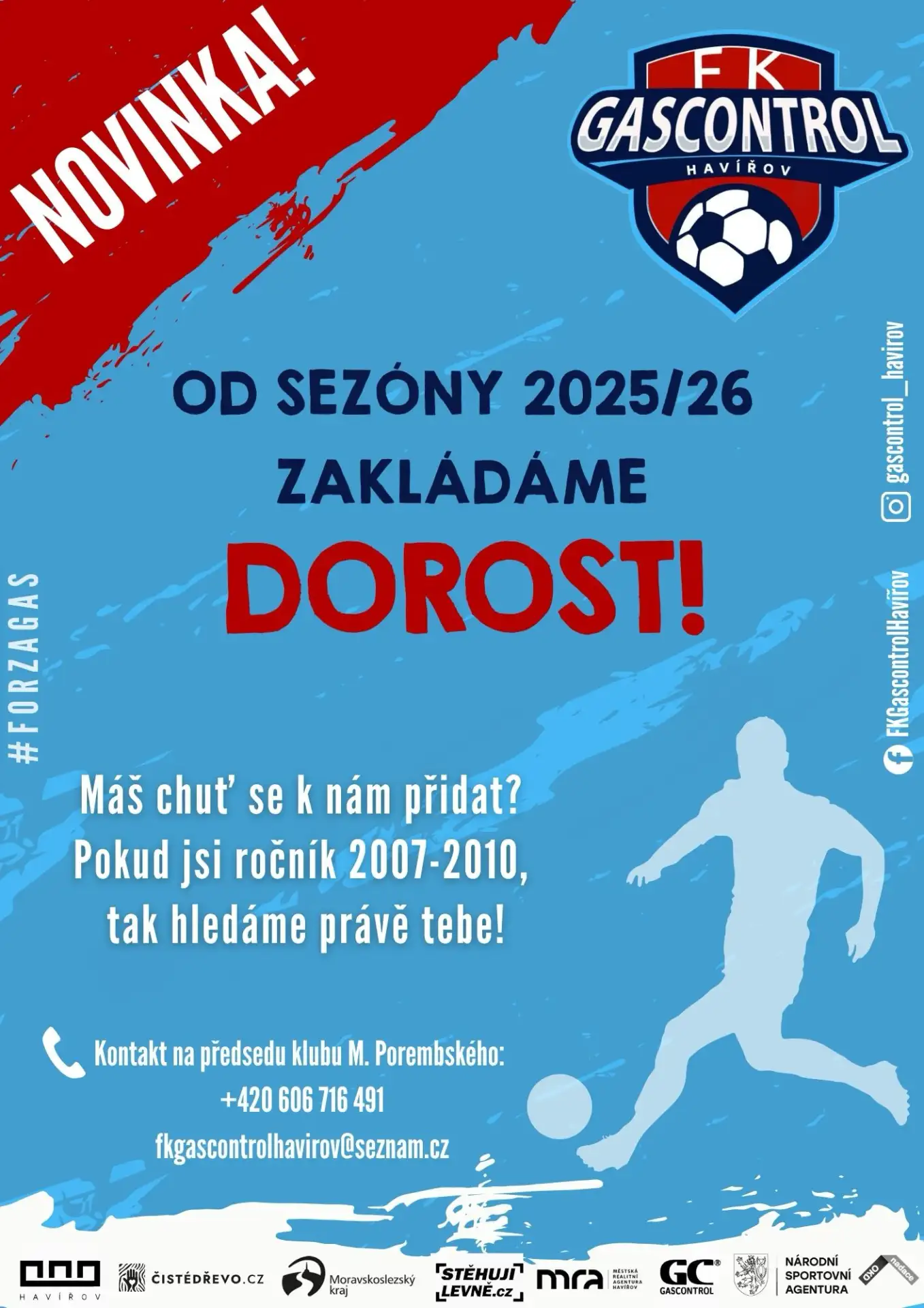 Dorostenecký tým v našem klubu