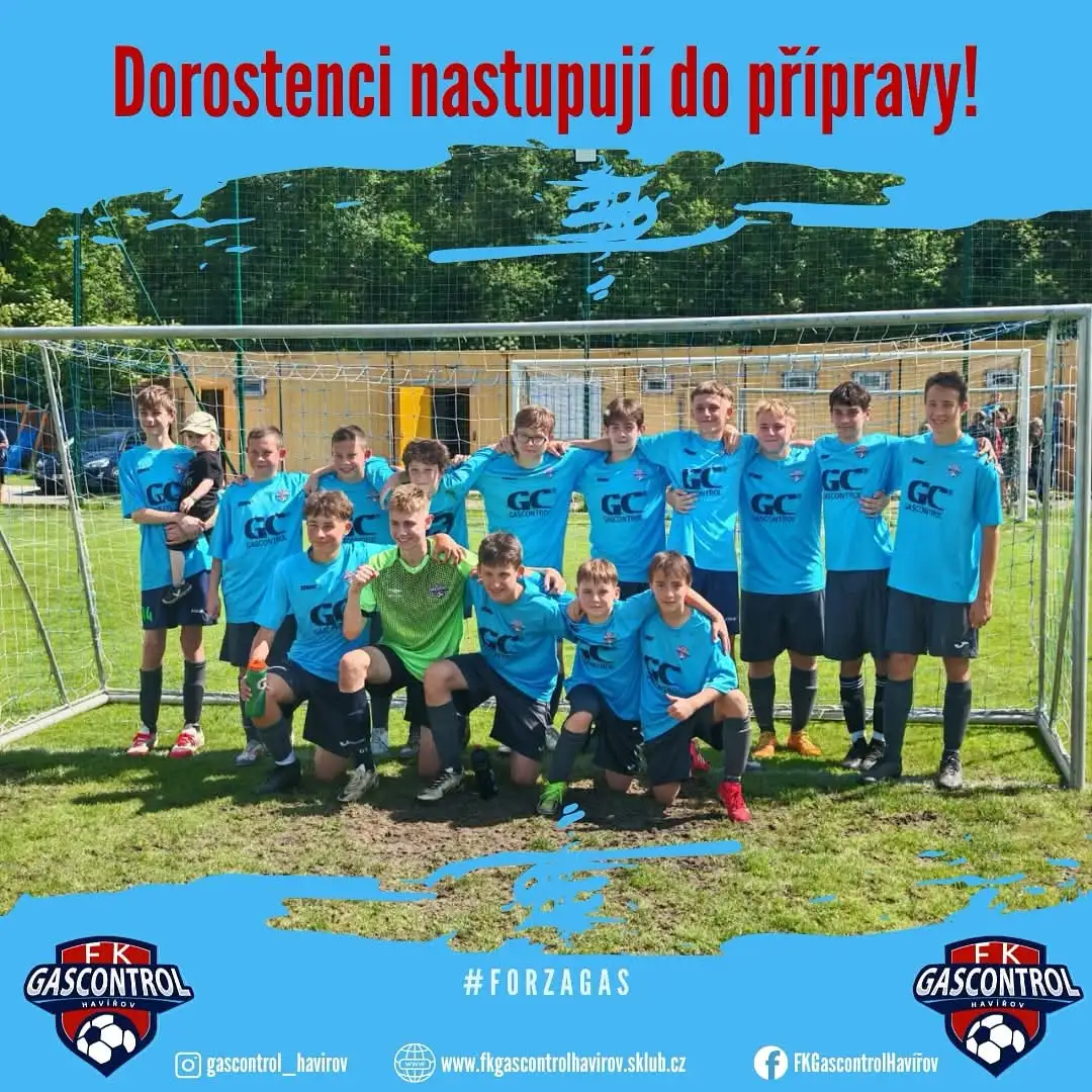 Začátek tréninku - dorost